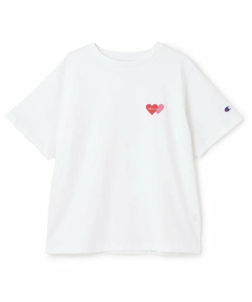 Mi-je / ミジェ Tシャツ | 【Campion】ワンポイント刺繍TEE（オフ ホワイト）