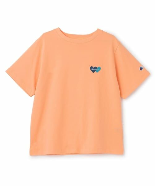 Mi-je / ミジェ Tシャツ | 【Campion】ワンポイント刺繍TEE（ピンク）