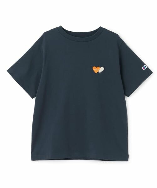 Mi-je / ミジェ Tシャツ | 【Campion】ワンポイント刺繍TEE（紺）
