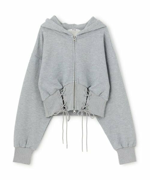 Mi-je / ミジェ スウェット | レースアップスウェットパーカー | 詳細10