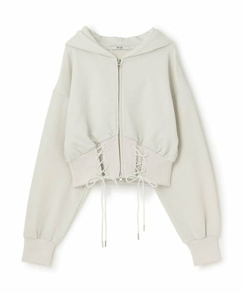 Mi-je / ミジェ スウェット | レースアップスウェットパーカー | 詳細9