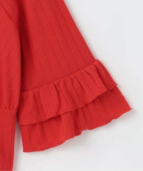 Mi-je / ミジェ Tシャツ | フリルスリーブカットカーデセット | 詳細4