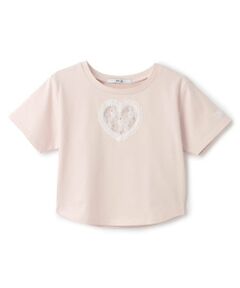 Mi-je / ミジェ Tシャツ | ハートレースクロップドTシャツ
