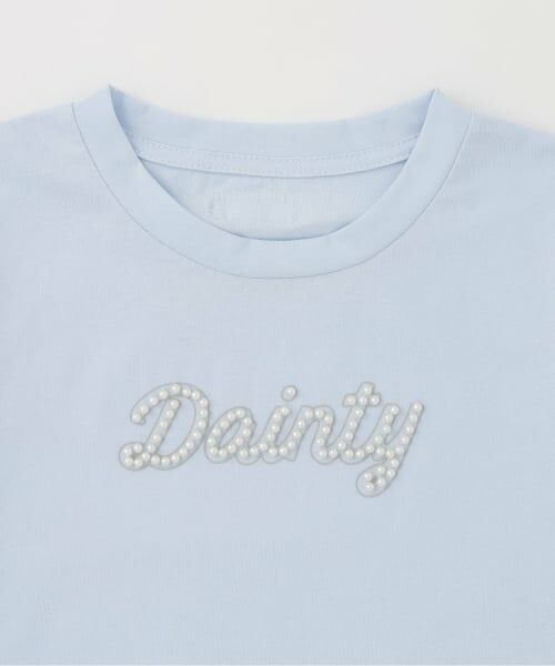 Mi-je / ミジェ Tシャツ | パールラインロゴ半袖Tシャツ | 詳細2