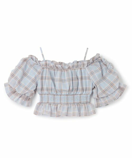 Mi-je / ミジェ シャツ・ブラウス | バルーンスリーブチェックブラウス | 詳細1