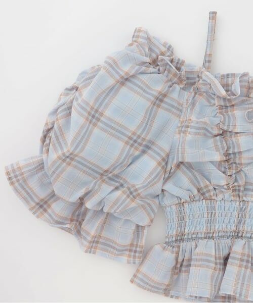 Mi-je / ミジェ シャツ・ブラウス | バルーンスリーブチェックブラウス | 詳細4