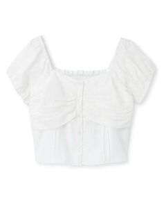 Mi-je / ミジェ シャツ・ブラウス | ギャザーレースブラウス