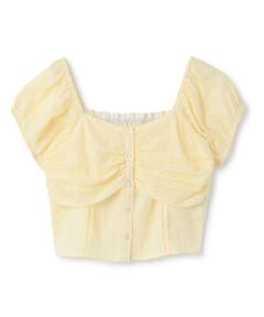 Mi-je / ミジェ シャツ・ブラウス | ギャザーレースブラウス