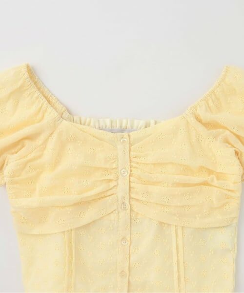 Mi-je / ミジェ シャツ・ブラウス | ギャザーレースブラウス | 詳細2