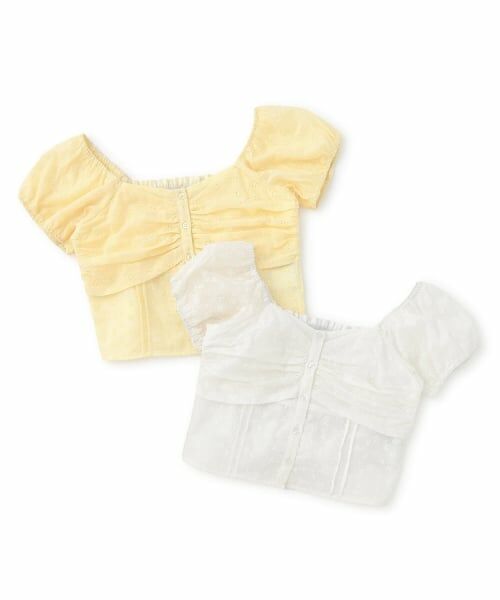 Mi-je / ミジェ シャツ・ブラウス | ギャザーレースブラウス | 詳細7