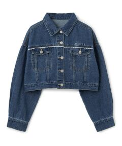 Mi-je / ミジェ ブルゾン | モチーフロゴデニムGジャン