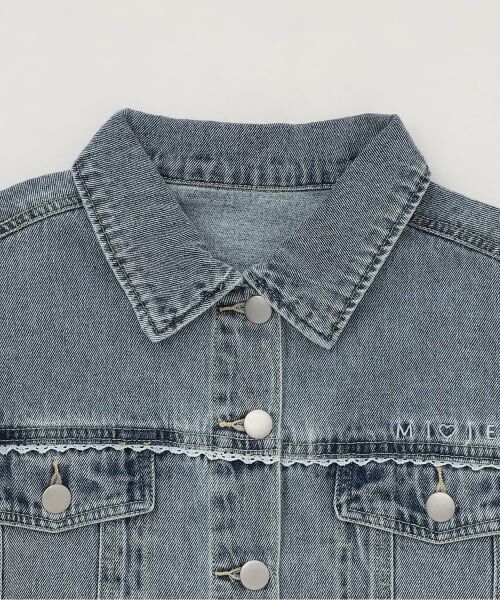 Mi-je / ミジェ ブルゾン | モチーフロゴデニムGジャン | 詳細2