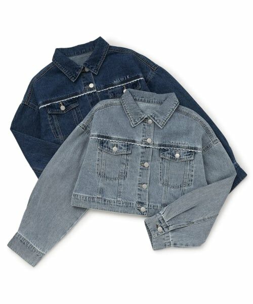 Mi-je / ミジェ ブルゾン | モチーフロゴデニムGジャン | 詳細7
