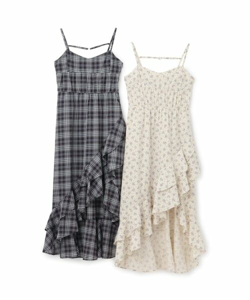 Mi-je / ミジェ ミニ丈・ひざ丈ワンピース | ヘムフリルキャミワンピース | 詳細9