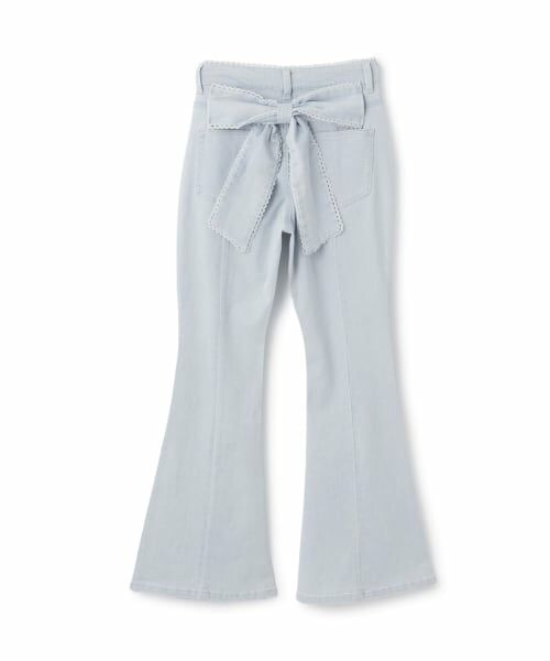 Mi-je / ミジェ その他パンツ | バックリボンストーンフレアデニムパンツ | 詳細1
