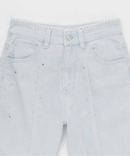 Mi-je / ミジェ その他パンツ | バックリボンストーンフレアデニムパンツ | 詳細2