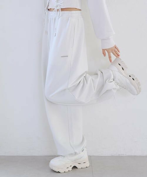 Mi-je / ミジェ その他パンツ | プレートルーズスウェットパンツ | 詳細2