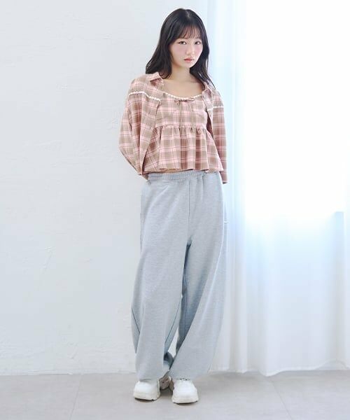 Mi-je / ミジェ その他パンツ | プレートルーズスウェットパンツ | 詳細5