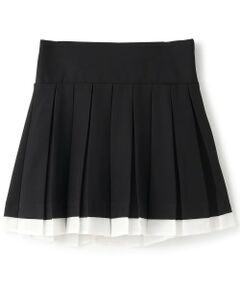 Mi-je / ミジェ ショート・ハーフ・半端丈パンツ | バックレースアッププリーツミニスカート