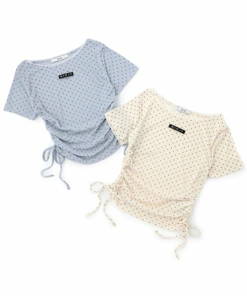 Mi-je / ミジェ Tシャツ | サイドドロストストーンネームTシャツ | 詳細11