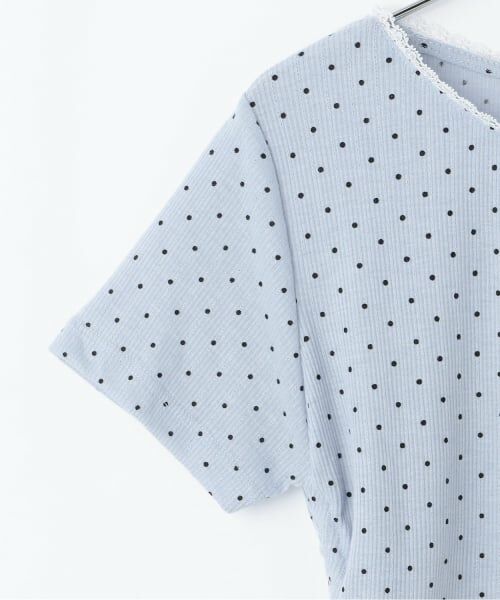 Mi-je / ミジェ Tシャツ | サイドドロストストーンネームTシャツ | 詳細3