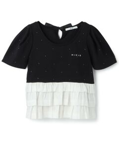 Mi-je / ミジェ Tシャツ | ペプラムストーンTシャツ