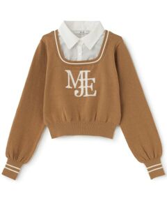 Mi-je / ミジェ ニット・セーター | シャギーロゴニットプルオーバー