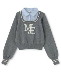Mi-je / ミジェ ニット・セーター | シャギーロゴニットプルオーバー