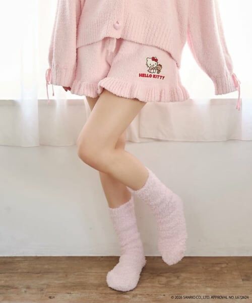 Mi-je / ミジェ ショート・ハーフ・半端丈パンツ | 【サンリオキャラクターズ/ハローキティ】マシュマロニットショートパンツ | 詳細2