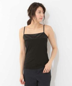 MICHEL KLEIN / ミッシェルクラン タンクトップ | 【洗える】ソフトベア箔キャミソール