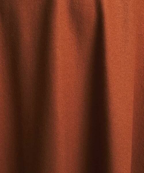 MICHEL KLEIN / ミッシェルクラン ロング・マキシ丈スカート | 圧縮ウールラップ風フレアスカート | 詳細9