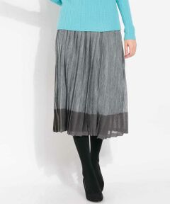 MICHEL KLEIN / ミッシェルクラン ロング・マキシ丈スカート | ニットプリーツスカート