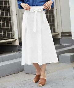 MICHEL KLEIN / ミッシェルクラン ロング・マキシ丈スカート | 【洗える】ドライオックスフレアスカート