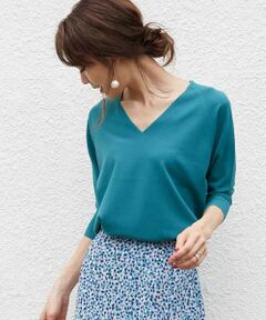 MICHEL KLEIN / ミッシェルクラン ニット・セーター | 【洗える】ドライタッチVネックニット