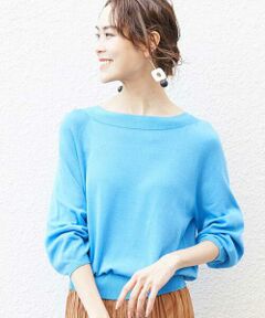 MICHEL KLEIN / ミッシェルクラン ニット・セーター | 【洗える】ホールガーメントラウンドネックニット