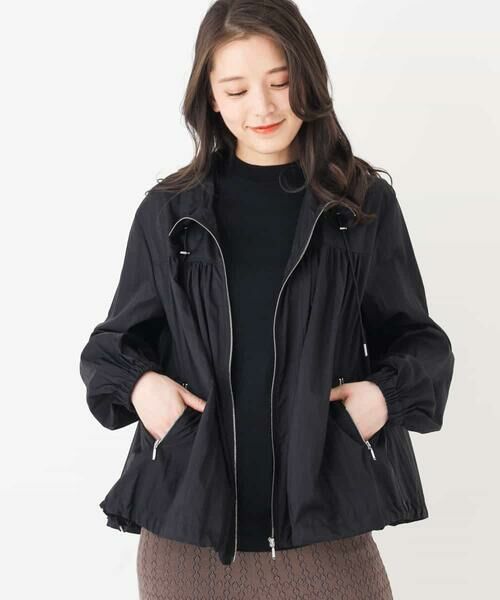 MICHEL KLEIN / ミッシェルクラン その他アウター | 【洗える】ギャザーライトブルゾン | 詳細11