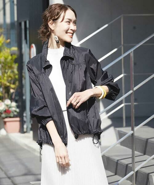 MICHEL KLEIN / ミッシェルクラン その他アウター | 【洗える】ギャザーライトブルゾン | 詳細16