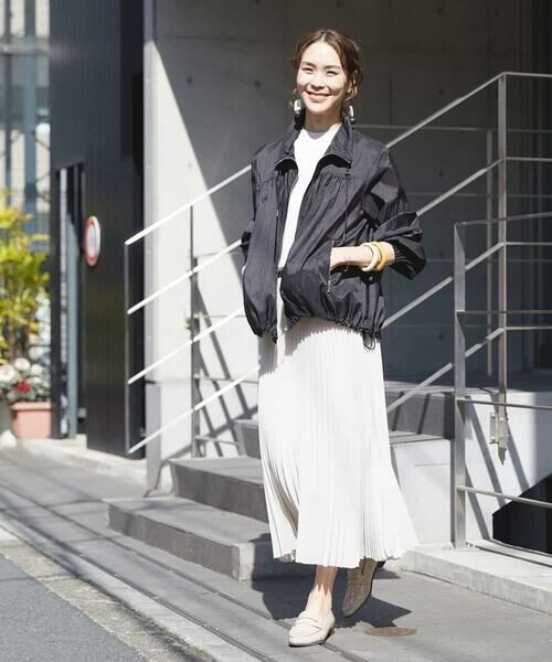 MICHEL KLEIN / ミッシェルクラン その他アウター | 【洗える】ギャザーライトブルゾン | 詳細17