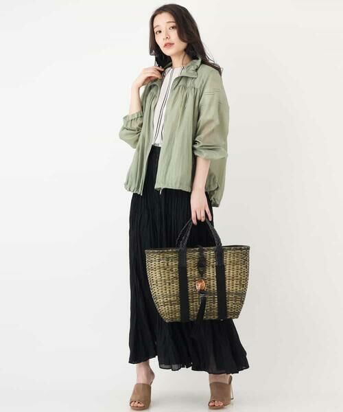 MICHEL KLEIN / ミッシェルクラン その他アウター | 【洗える】ギャザーライトブルゾン | 詳細19