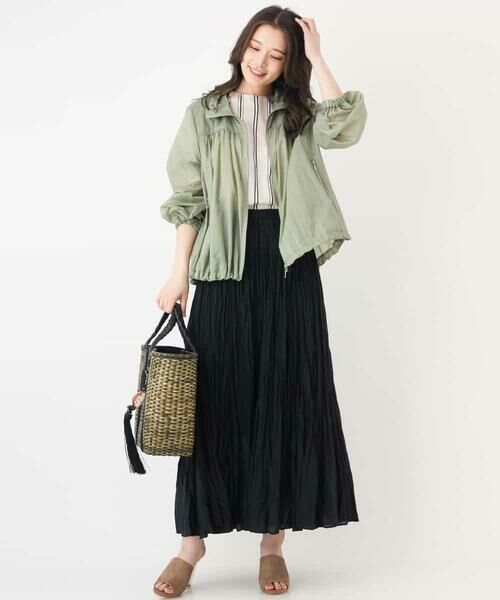 MICHEL KLEIN / ミッシェルクラン その他アウター | 【洗える】ギャザーライトブルゾン | 詳細21