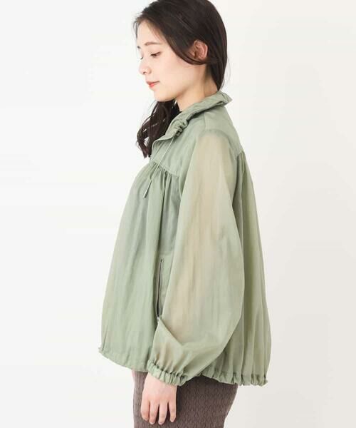 MICHEL KLEIN / ミッシェルクラン その他アウター | 【洗える】ギャザーライトブルゾン | 詳細3