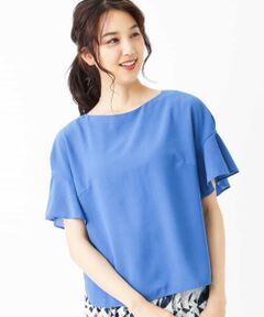 MICHEL KLEIN / ミッシェルクラン シャツ・ブラウス | 【洗える】フレアスリーブブラウス