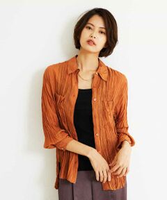 MICHEL KLEIN / ミッシェルクラン シャツ・ブラウス | 【洗える】シアーブラウス