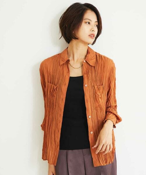 MICHEL KLEIN / ミッシェルクラン シャツ・ブラウス | 【洗える】シアーブラウス | 詳細10