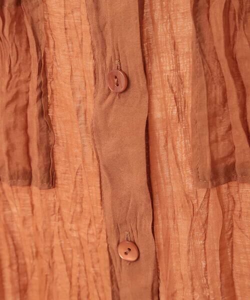 MICHEL KLEIN / ミッシェルクラン シャツ・ブラウス | 【洗える】シアーブラウス | 詳細7