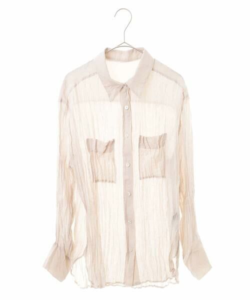 MICHEL KLEIN / ミッシェルクラン シャツ・ブラウス | 【洗える】シアーブラウス | 詳細19