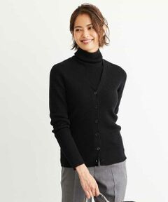 MICHEL KLEIN / ミッシェルクラン カーディガン・ボレロ | 【洗える】ホールガーメント(R)Vネックカーディガン