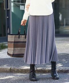 MICHEL KLEIN / ミッシェルクラン ロング・マキシ丈スカート | トリコットプリーツスカート