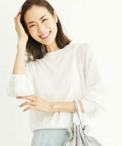 MICHEL KLEIN / ミッシェルクラン ニット・セーター | 【洗える】シアースリーブニット