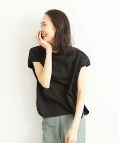 MICHEL KLEIN / ミッシェルクラン カットソー | 【洗える】クルーネックカットソー